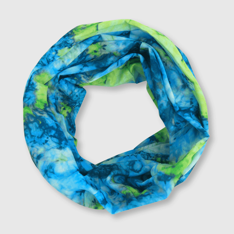 Cuello verano estampado multiuso verde