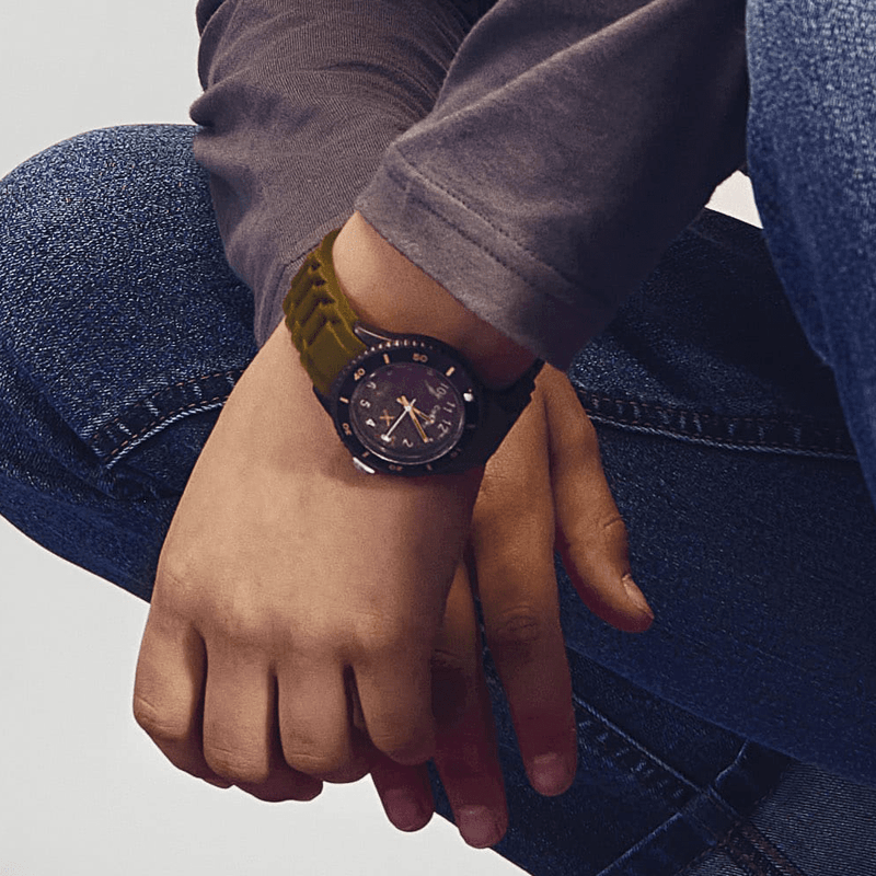 Reloj digital de niño verde