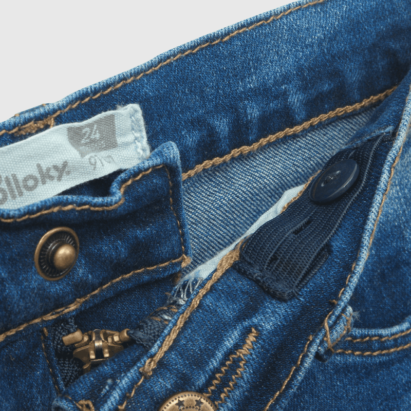 Jeans clasico de bebe niño azul (3 a 36 meses)