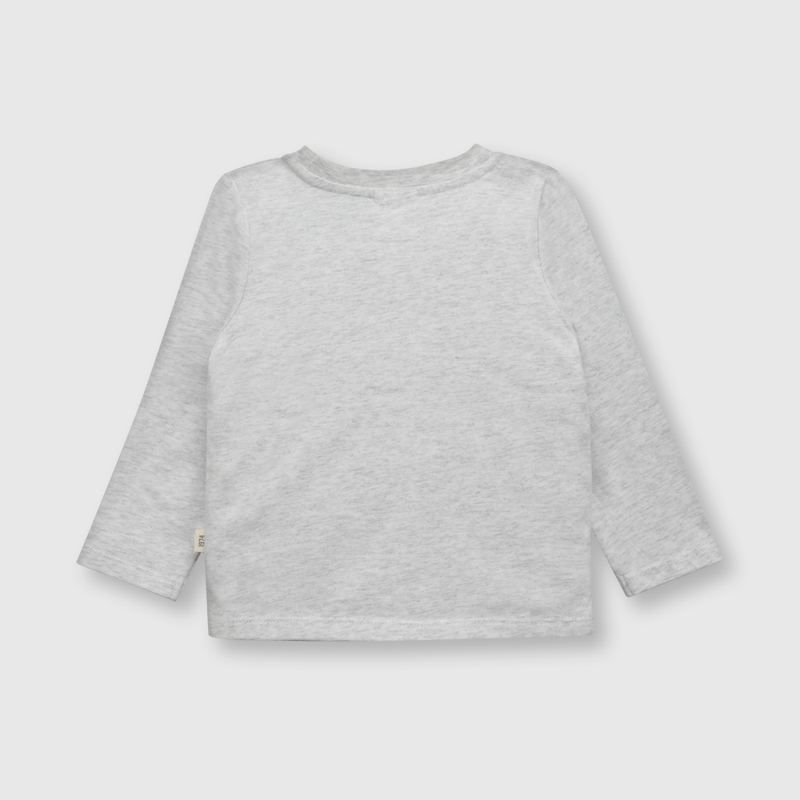 Polera de bebe niño mascotas gris (3 a 36 meses)