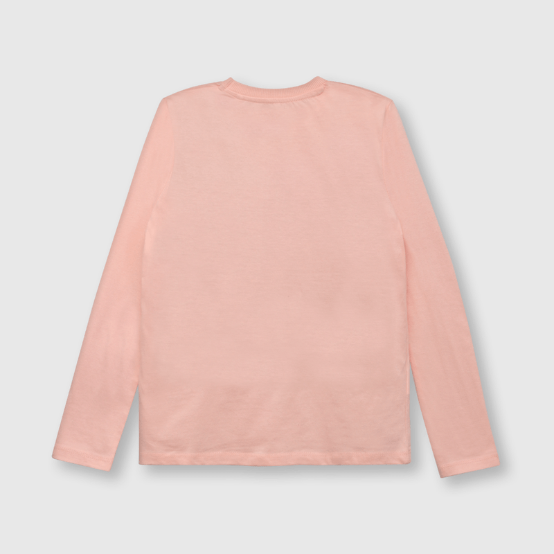 Polera de niña estrella rosada (2 a 12 años)