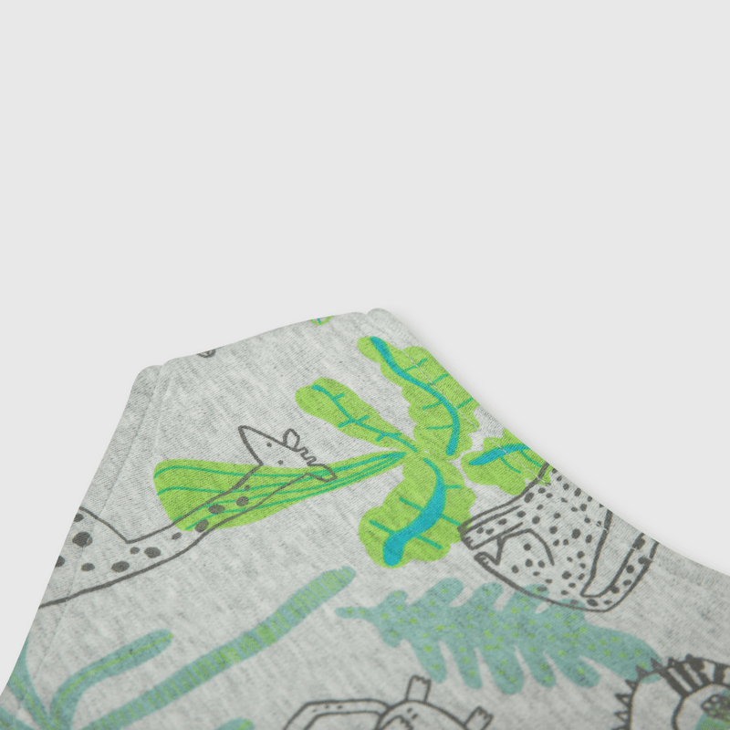 Babero de bebe niño 2 pack estampado verde