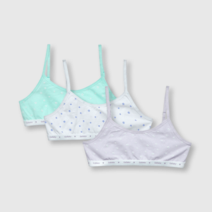 Peto de niña 3 pack estampado lila (8 a 12 años)