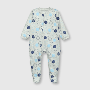 Pijama de bebe niño algodón gris (0 a 24 meses)