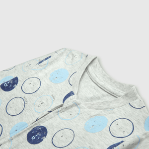 Pijama de bebe niño algodón gris (0 a 24 meses)