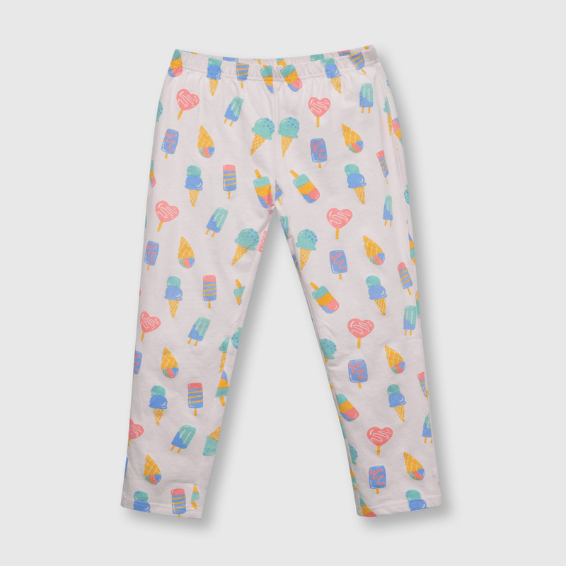 Pijama de niña algodón rosado (2 a 12 años)