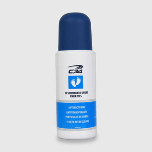 Talco para pies blanco