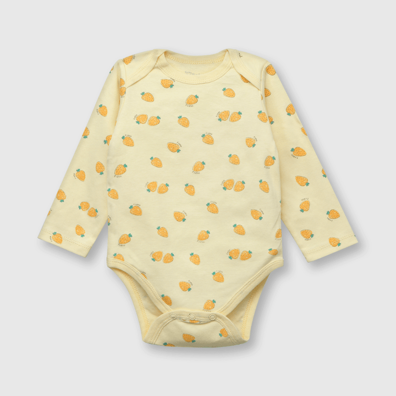 Pack bodies de bebe niña 5 pack frutas damasco (0 a 24 meses)