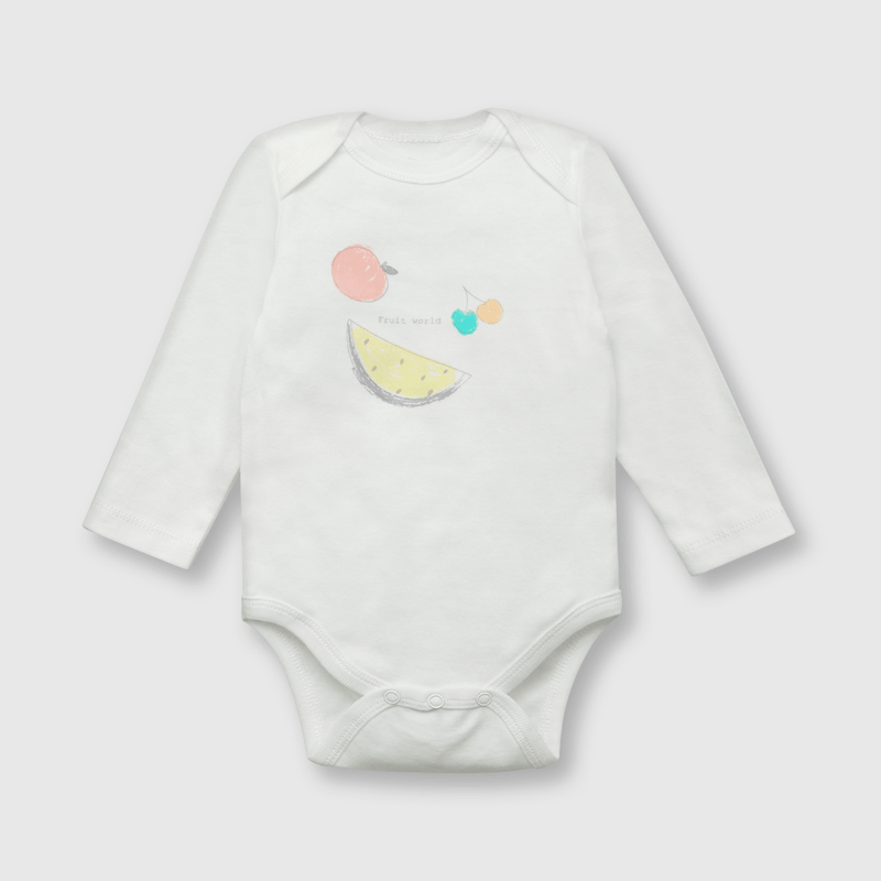 Pack bodies de bebe niña 5 pack frutas damasco (0 a 24 meses)