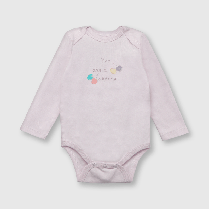 Pack bodies de bebe niña 5 pack frutas damasco (0 a 24 meses)