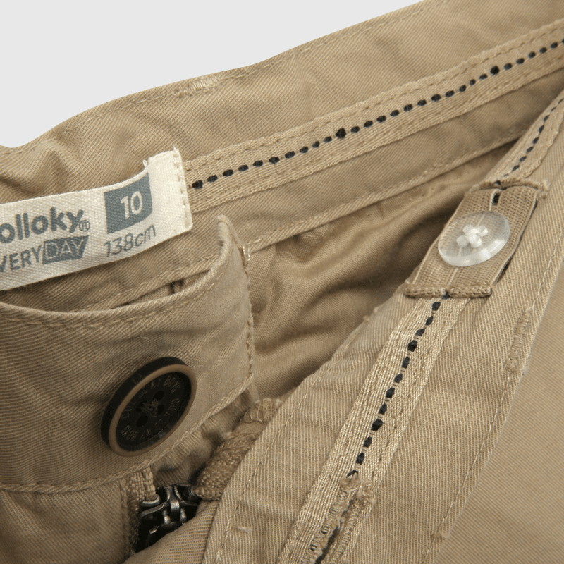 Pantalón de niño chino clasico beige (2 a 12 años)