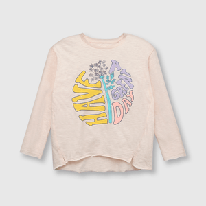 Polera de niña sunset rosada (2 a 12 años)