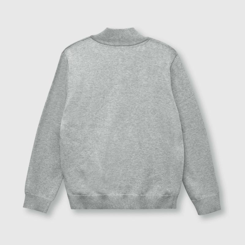 Sweater de niño clásico gris (2 a 12 años)