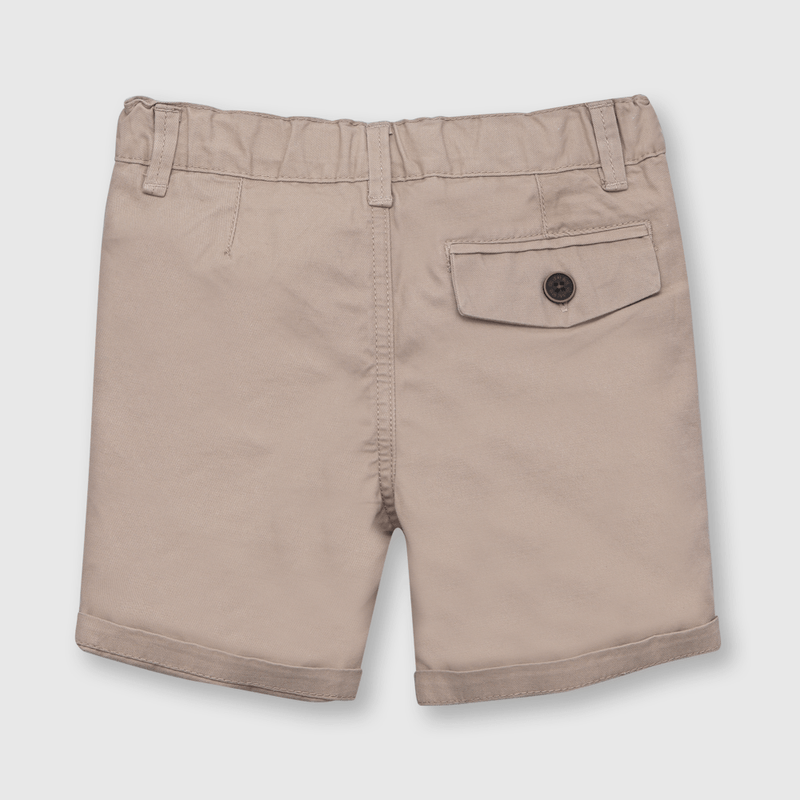 Bermuda de bebe niño clasico beige (3 a 36 meses)