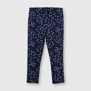 Pata de bebé niña estampada azul (3 a 36 meses)