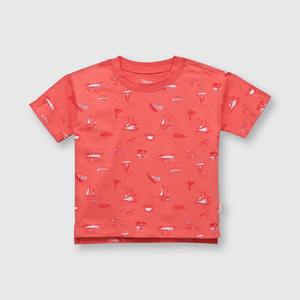 Polera de bebe niño veleros naranja (3 a 36 meses)