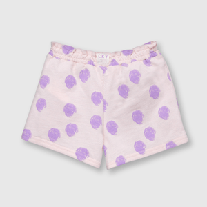Short de bebe niña estampado rosado (3 a 36 meses)