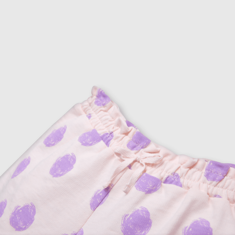 Short de bebe niña estampado rosado (3 a 36 meses)