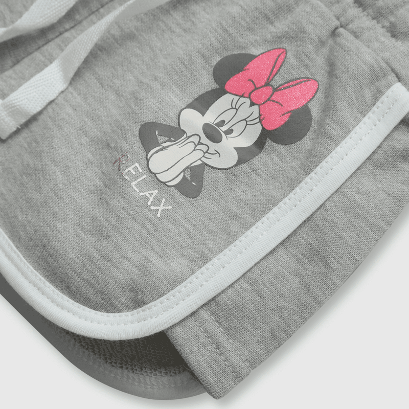 Short de bebe niña Minnie gris (3 a 36 meses)