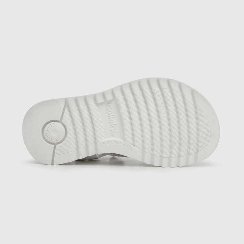 Sandalia de niña velcro blanco (21 a 27)