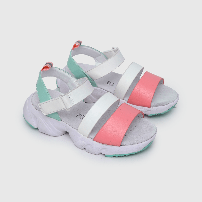 Sandalia de niña velcro blanco (28 a 38)