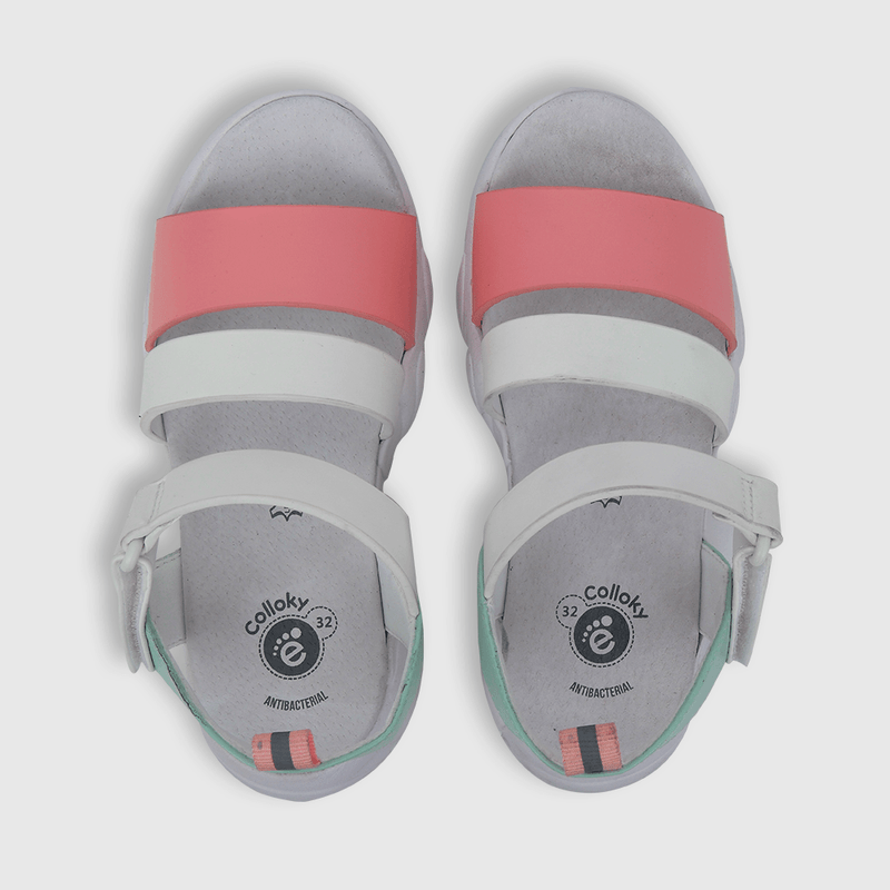 Sandalia de niña velcro blanco (28 a 38)