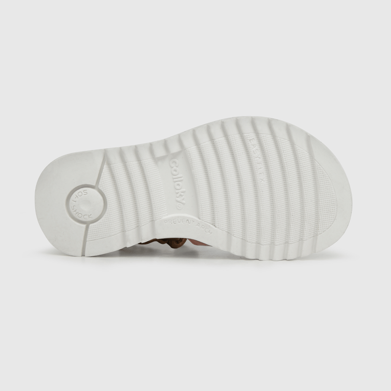 Sandalia de niña velcro multicolor (21 a 27)