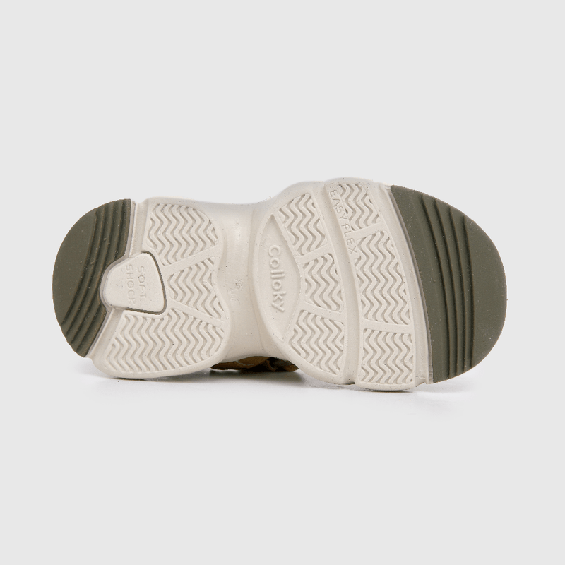 Sandalia de niño straps chunky amarillo (21 a 27)