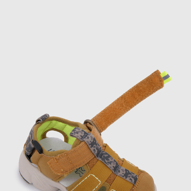 Sandalia de niño straps chunky amarillo (21 a 27)