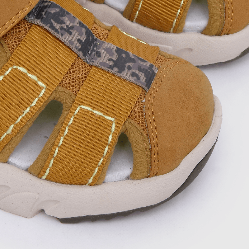 Sandalia de niño straps chunky amarillo (21 a 27)
