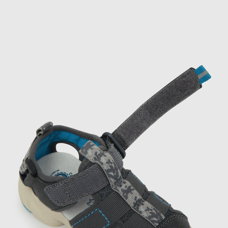 Sandalia de niño straps chunky gris (21 a 27)