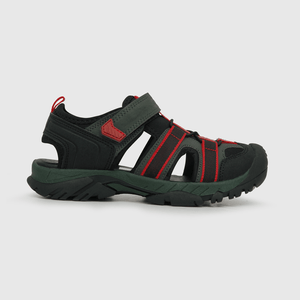 Sandalia de niño Velcro elástico verde (28 a 38)