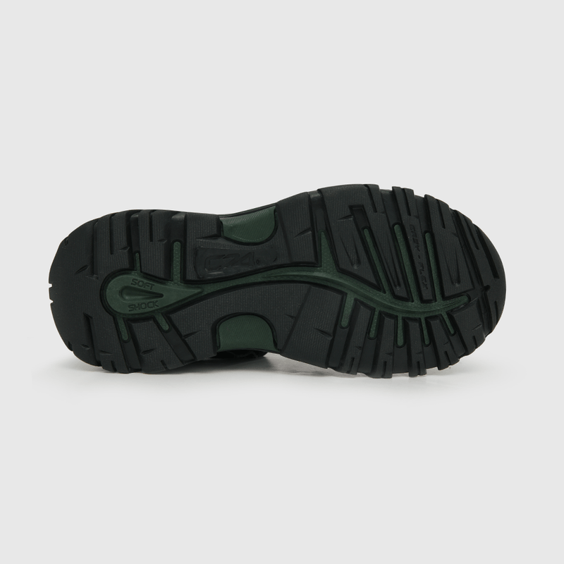 Sandalia de niño Velcro elástico verde (28 a 38)