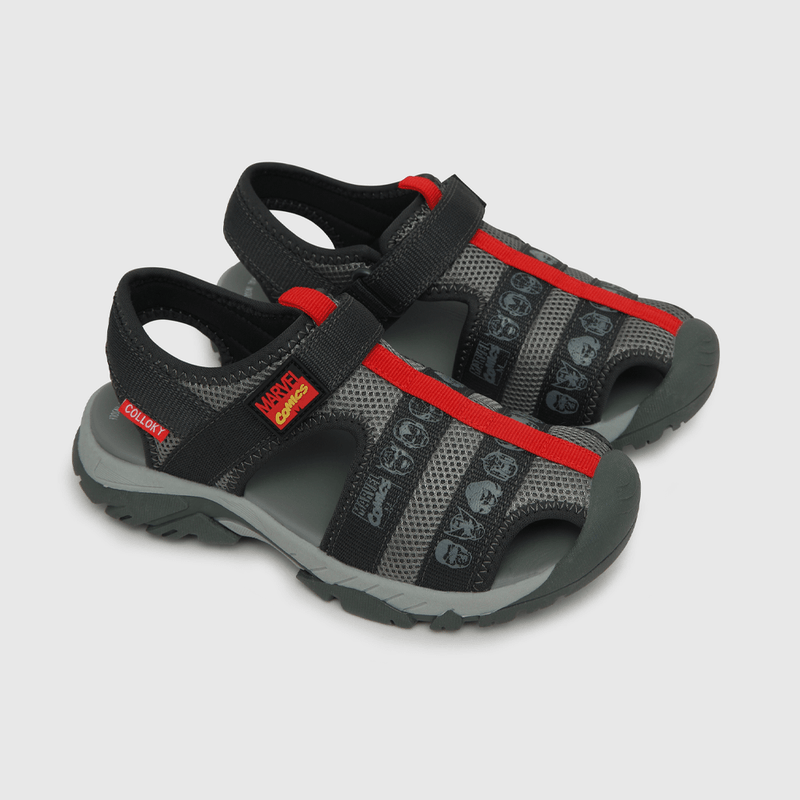 Sandalia de niño velcro Marvel gris (28 a 36)