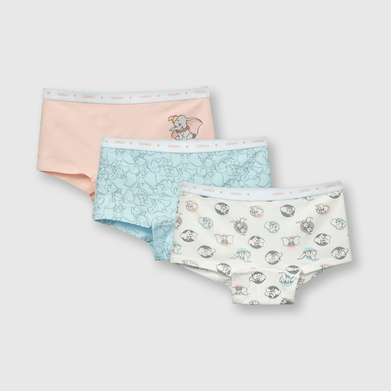 Calzón de niña 3 pack Simba celeste (2 a 12 años)