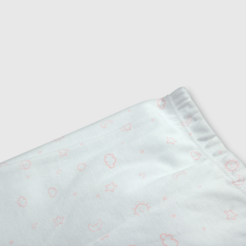 Panty ballerina de bebe niña 3 pack de algodón rosada (0 a 24 meses)