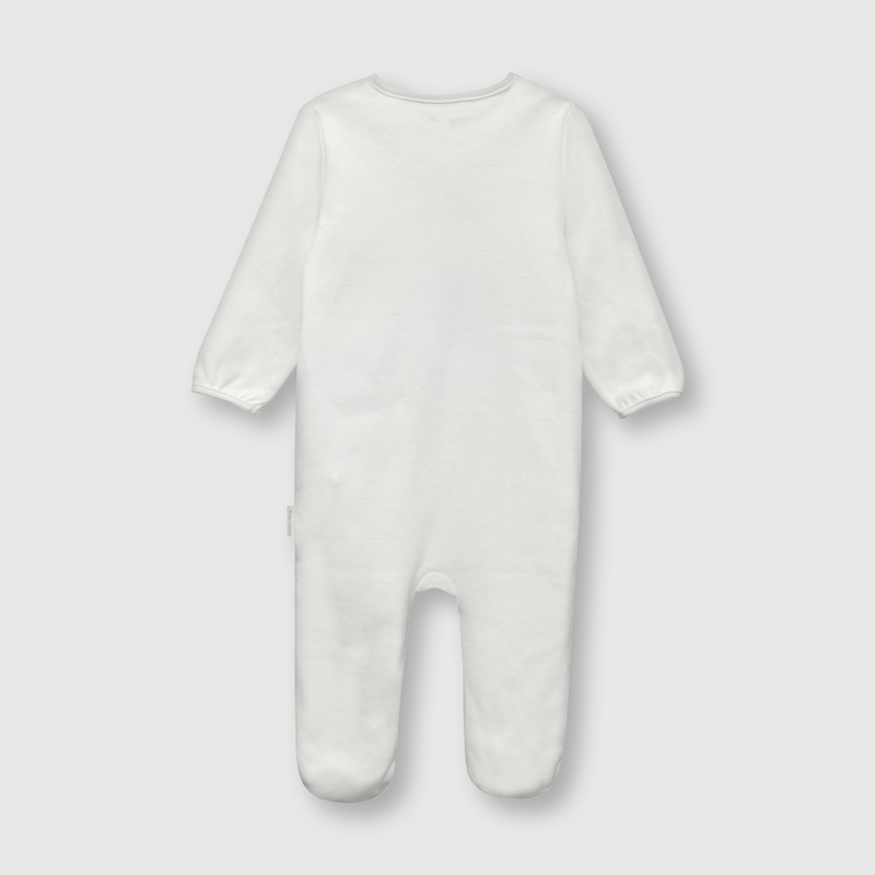 Osito de bebe niña estampado blanco (0 a 9 meses)