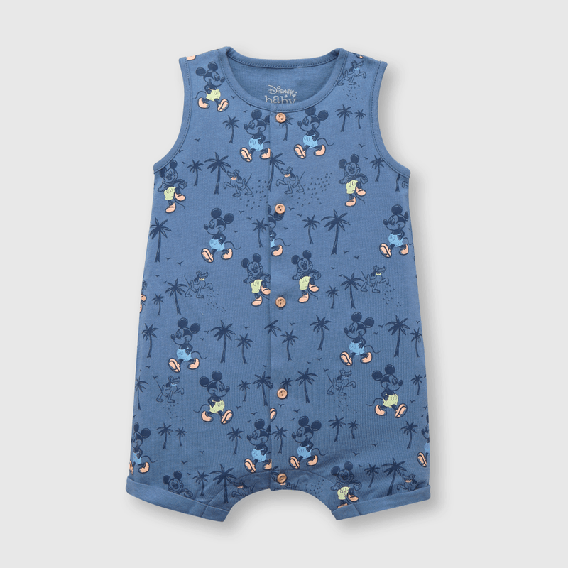 Osito de bebe niño Mickey azul (0 a 9 meses)