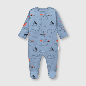Osito de bebe niño velero azul (0 a 9 meses)