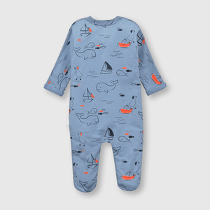 Osito de bebe niño velero azul (0 a 9 meses)