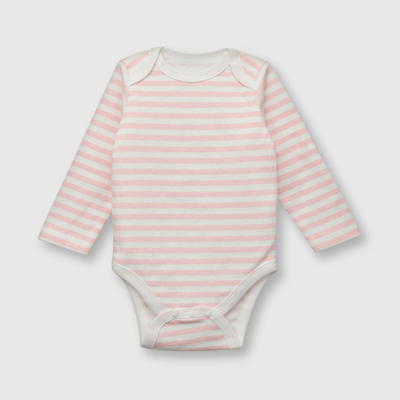 Pack bodies de bebe niña 5 pack elefantitos blanco (0 a 24 meses)