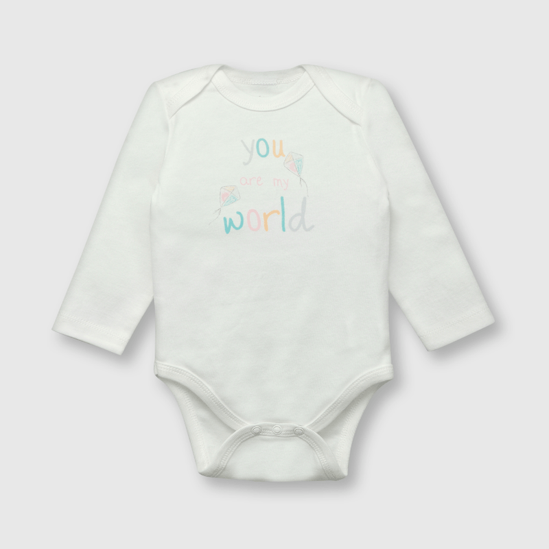 Pack bodies de bebe niña 5 pack elefantitos blanco (0 a 24 meses)