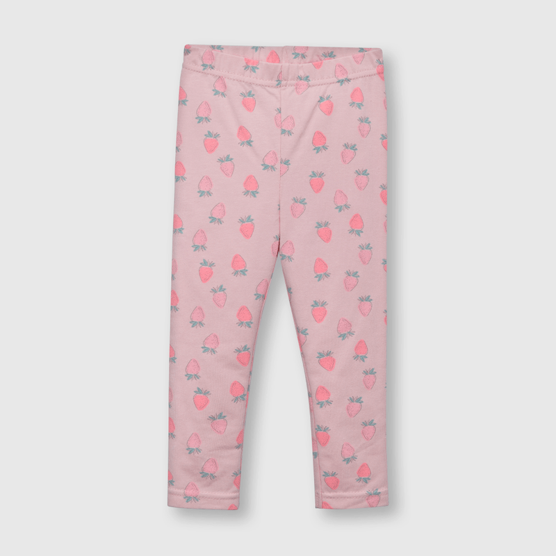 Pata de bebé niña estampada rosada (3 a 36 meses)