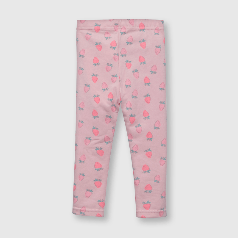 Pata de bebé niña estampada rosada (3 a 36 meses)
