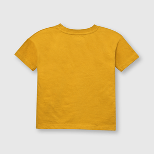 Polera de bebe niño reciclada mostaza (3 a 36 meses)