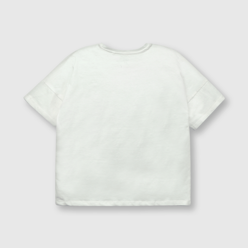 Polera de niña reciclada lila (2 a 12 años)