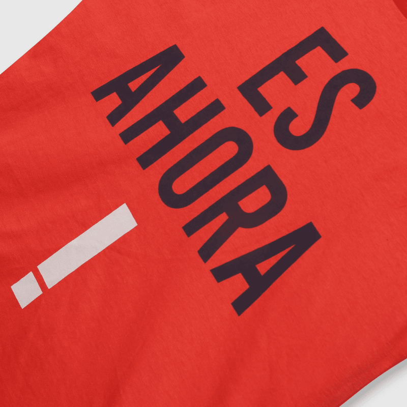Polera de niño reciclada naranja (2 a 12 años)