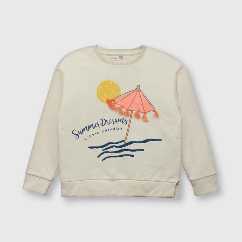 Polerón de niña summer beige (2 a 12 años)