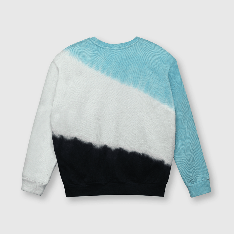 Polerón de niño tie dyed celeste (2 a 12 años)