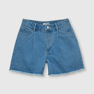 Short de niña ancho azul (2 a 12 años)